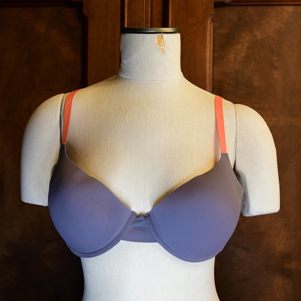 Marilyn Monroe Underwire Padded Push Up Bra Size 38C Gray